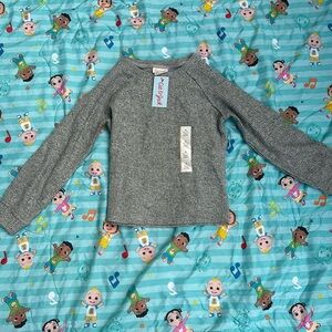 Gray sweater for girl Size S 6/7 súper confy